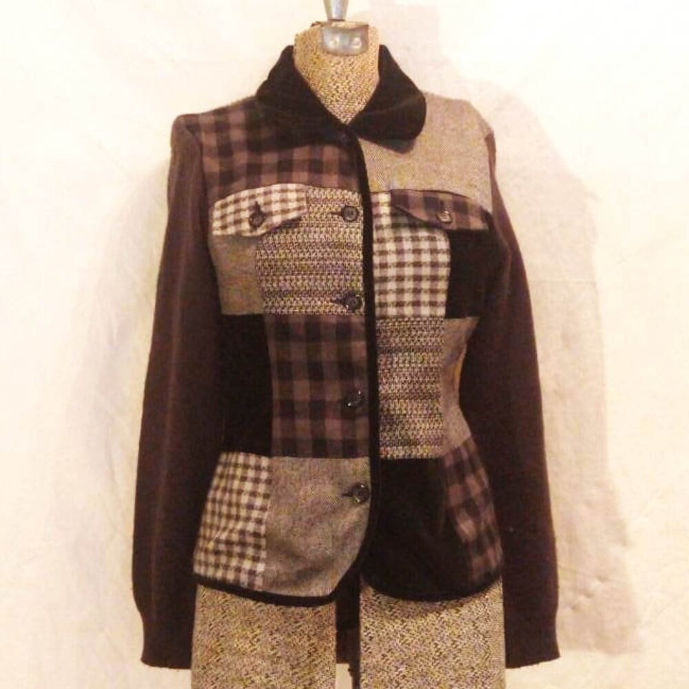 Vintage patchwork jacket, Small